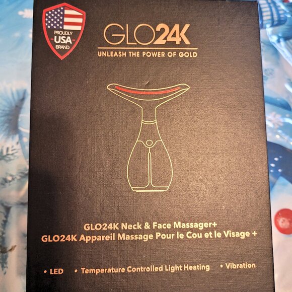 Glo24K 7 Color LED Neck and Face Beauty Massager Anti-Aging Device - Picture 2 of 5